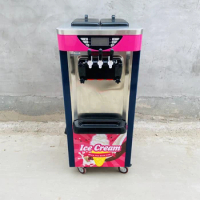 Ice cream machine Frozen Yogurt Ice Cream Maker with Display Commercial Soft Serve Ice Cream Machine
