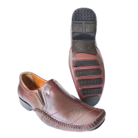Sepatu Formal Pantofel Kantor Playboy Rajut Kasual Coklat Tua Pria  Kerja, Shoes Fantofel Hitam