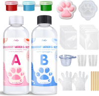 Liquid Silicone Squishy Making Kit - 18oz 1:1 AB Ratio Mixed Super Soft Silicone Rubber for Squishy