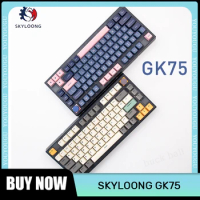 Skyloong GK75 Wireless Gamer Mechanical Keyboard 3Mode USB/2.4G/Bluetooth Keyboard 80Keys RGB Hot Swap Keycaps PBT Keyboard Gift