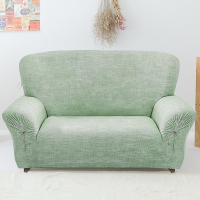 【格藍傢飾】禪思彈性沙發套-綠4人座