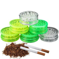 3 Layer Tobacco Grinder Smoke Cutter Cigarette Crusher Crank Leaf Spice Herb Muller Machine Tobacco Shredder Smoking Accessories