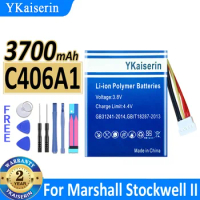 YKaiserin 3700mAh Replacement C406A1 3INR19/66 Battery For Marshall Stockwell 2 II 2nd stockwell2 Bluetooth Wireless Speaker