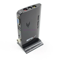 dhl or fedex 10pcs HDTV Set-Top Box Receiver Digital External LCD PC CRT TV Box / Analog TV Tuner Box / CRT Monitor MTV HDTV