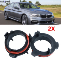 For BMW 5 Series E39 E60 E61 F10 F11 F07 F85 H7 Car LED Black Headlight Bulb Base Adapter Retainer Headlamp Socket Holder Clip