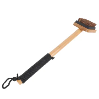 Wood Grill Scraper Tool Oven Cleaning Brush Charcoal Grills Portable BBQ Net Cleaner