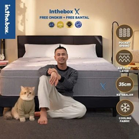 INTHEBOX X Kasur Springbed [Matras Only] Free Bantal 180 x 200 PUTIH Jawa