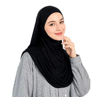 Rabbani - Kerudung Pashmina Dewasa zeesya Black