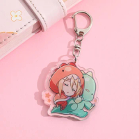 Cartoon Anime Lilo Attack On Titan Stitch Pendant Keychains Holder Car Key Chain Key Ring Mobile Phone Bag Hanging Jewelry Gifts