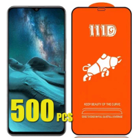 500pcs 111D Tempered Glass Full Cover Screen Protector Film Shield For Samsung Galaxy A05 A15 A25 A35 A55 A04 A14 A24 A34 A54