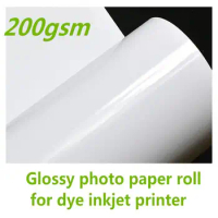 200gsm Glossy Photo Paper Roll A4/24"/36"/42"/50" size