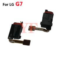 Headset Socket Jack Port With Microphone For LG G7 G710 G710N Q6 Plus Q6a G7 G8 ThinQ Earphone Headphone Audio jack Flex Cable