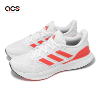 adidas 慢跑鞋 Ultrarun 5 男鞋 白 橘紅 入門款 緩衝 透氣 休閒 運動鞋 愛迪達 IE8786