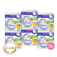 【舒婷SOFTeen】柔棉自在安心褲 6包/共18件(日本原裝進口 褲型衛生棉 衛生棉褲 安睡褲 晚安褲 褲型棉)