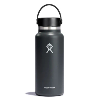 【Hydro Flask】32oz/946ml 寬口提環保溫杯(石板灰)(保溫瓶)