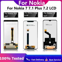 Amoled For Nokia 7 7.1 Plus7.2 LCD Display Touch Screen Digitizer For Nokia 7 N7 7.1 N7.1 7Plus N7Plus 7.1Plus N7.1Plus 7.2 N7.2
