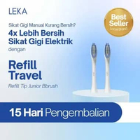 LEKA - OC542 Kids Junior Bbrush - Replacement Brush - Isi Ulang Sikat Gigi Elektrik 1 Set Refill