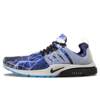 NIKE AIR PRESTO QS 輕量 舒適 閃電魚骨 男士慢跑鞋（藍黑白）