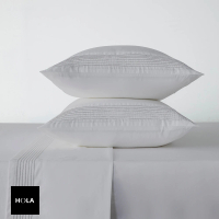 【HOLA】艾維爾埃及棉素色床包雙人銀灰