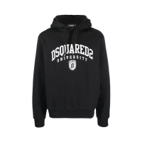 DSquared2 University Logo Hoodie Black