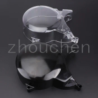 black/Transparent plasitc Engine Cover For Lifan YX Kick Start Horizontal Engine Zongshen Yingxiang Engine Parts dirt pit bike