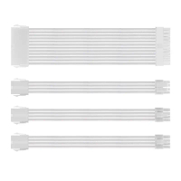 Cáp kéo dài nguồn ATX 24 Pin bện nylon, có đầu chuyển đổi 8/6+2 pin, dùng cho bo mạch chủ máy tính đ
