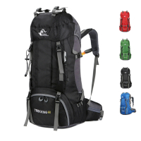 PUSH! 戶外休閒用品雙肩60L背包自助行旅行背包登山包(登山背包送防雨罩U65)