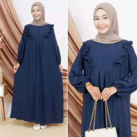 Baju Gamis Lebaran 2023 Baju Muslim Wanita Gamis Remaja Kekinian Terbaru 2023 Lebaran Wanita