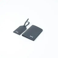 Passport Case MICHAEL KORS MK SHW BLACK COATED PASSPORT SET WITH LUGGAGE TAG SET 100% ORIGINAL Size 