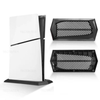 Vertical Stand Base Holder For Playstation 5 Slim Console with Built-in Cooling Vents and Non-Slip Feet For PS5 Slim Accessories