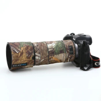 ROLANPRO Waterproof Lens Coat for Canon RF 100-400mm F5.6-8 IS USM Camouflage Lens Cover Lens Sleeve for Canon RF 100 400mm Case