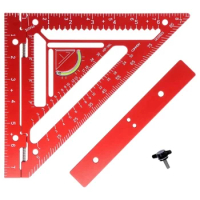 NEW-Rafter Square Tool,Sherwap Rafter Square Tool,Multifunctional Rafter Square,Aluminum Triangle Ru