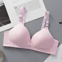 BH Bra Menyusui Bra Tanpa Kawat Wanita Ibu Hamil BH078 Kualitas Import PINK 38/85