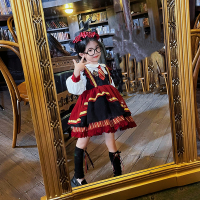 แฮร์รี่พอตเตอร์ cos ชุดเด็กฮาโลวีน เสื้อคลุม ชุดเดรสสาวโลลิต้า ชุดเจ้าหญิงสุดน่ารัก