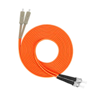 SC to ST Multimode fiber patch cord SC/ST Fiber Patch Cable UPC Polish MM Optical Fiber jumper Duplex OM2 OFNP 3m 5m 10m 15m