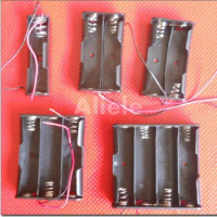 100pcs/lot 18650 Battery Box 18650x1/2/3/4 Cell Case 3.7v 7.4v Holder With PCB Pin Lug DC2.1 Plug Switch Cover 1*18650 2*18650