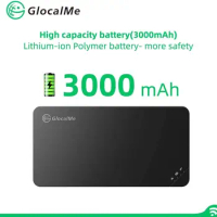 GlocalMe-punto de acceso WiFi de alta velocidad, dispositivo móvil U3 de color negro, Global, sin Roaming, de bolsillo Internacional, MIFI 4g