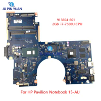 For HP Pavilion Notebook 15-AU Laptop Motherboard DAG34AMB6D0 913604-601 With 940MX 2GB i7-7500U Mainboard 913604-001 100% Test