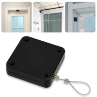Automatic Door Closer 500g-1000g Tension Punch-Free Adjustable Door Closers For Sliding Door Glass Door Closing Device