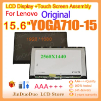15.6"Original For Lenovo YOGA710-15 LCD Display Touch Screen Digitizer Assembly For Lenovo Yoga 710-15 Display with Frame
