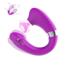 Sucking Vibrator For Women G Spot Dual Dildo Vibrator Clit Sucker Clitoris Stimulator Female Wireless Vibrator Adult Sex Toy