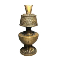 Antique pure copper Nepalese esoteric Buddha irrigation instrument pure copper water bottle