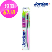 【Jordan】新潮酷我造型牙刷(軟毛)6入組
