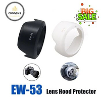 EW-53 EW53 ABS Plastic Lens Hood Protector Reversible Camera 49mm for Canon EOS M1 M2 M3 M5 M6 M50 Mark II R10 RP Accessories