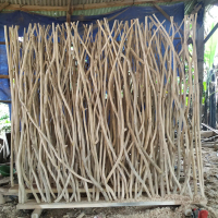 Partisi backdrop ranting kayu jati murah terbaru