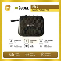 EGGEL Fit 3 Speaker Waterproof Portable Bluetooth Speaker black