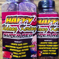 Happy Udang Kering Super Red 100 gram