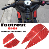 For Yamaha Xmax 300 Foot Pegs Plates X Max 300 Footrest Step Pads Xmax 300 for Yamaha Motorcycle Cnc Accessories