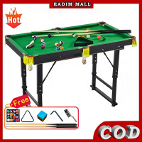 Pool table 47*25.6 inches Mini billiard Table for Kids adjustable metal legs billiard table set
