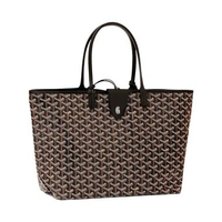 Goyard Saint Louis PM with Croc Tote Bag Black Black